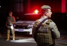 Criminoso troca tiros com a PM e acaba baleado em Florianópolis