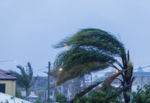 Passagem de ciclone traz vento sul ao litoral de SC e frio acentuado