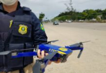 PRF começa a usar em Santa Catarina drones que captam crimes de transito a 1 km