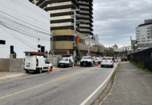 Interdição parcial em duas ruas altera trânsito no bairro Campinas, em São José
