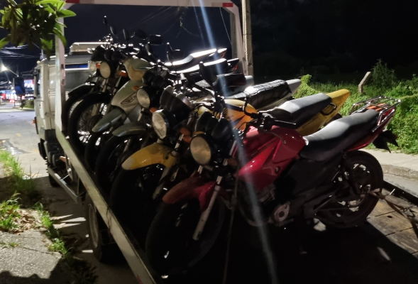 apreensão motos barulhentas