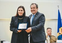 Deputada federal Carol De Toni recebe o título de Cidadã Honorária de Biguaçu