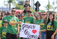 Lançamento oficial da “Marcha para Jesus” acontece na sexta-feira em Palhoça