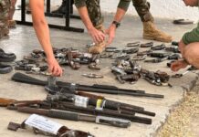 PF e Exército destroem 70 armas de fogo entregues por proprietários em Santa Catarina