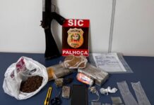 Ladrões que fizeram mais de 20 furtos a casas e comércios em Palhoça são presos
