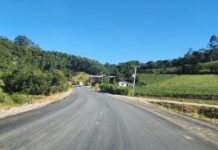 Pavimentação de rodovia na Grande Florianópolis ultrapassa 50% da obra