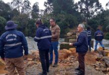 Fortes chuvas danificam pontes e estradas do interior de Lages; prefeitura toma medidas