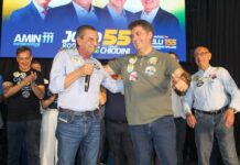 Cerca de 2 mil pessoas prestigiam lançamento das candidaturas de Júlio Garcia e Clésio Salvaro